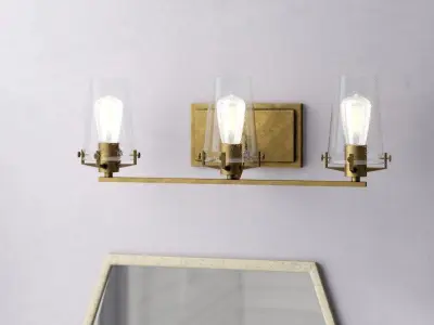 Byrd Vanity Light - 2 color 3D model