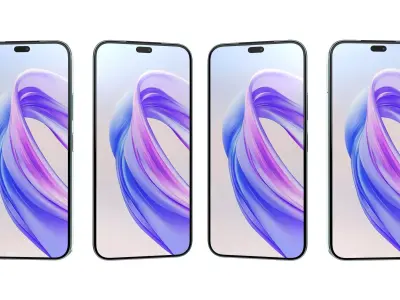 Honor X50i Plus Light Blue High Poly 3D model