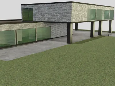 Villa house 3D model