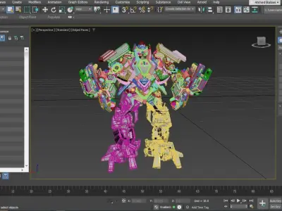 Transformer Ironhide High Quality 3Ds Model  3D model