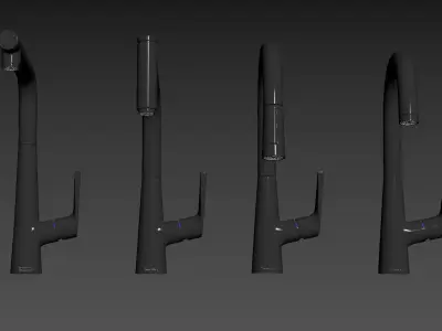 Kitchen Faucet Collection HANSGROHE Talis M 3D model