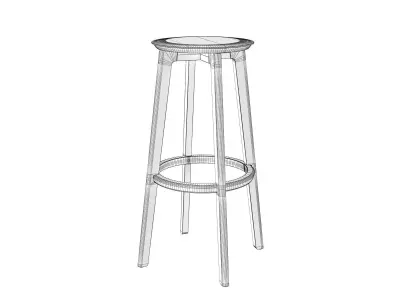 13 Bar Chair 3D model