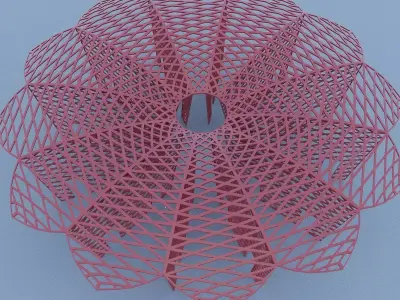 Parametric stand park 3D model