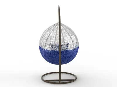 Swing seat Low-poly 3D model