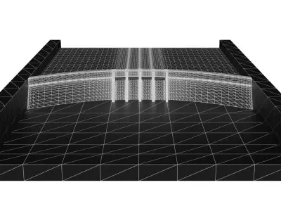 Dam 3D Model 3D model