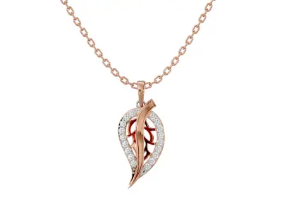 Light Minimalist Diamond Ring Earrings Pendant Set 3D print model