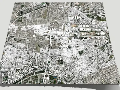 Cityscape Damascus Syria 3D model