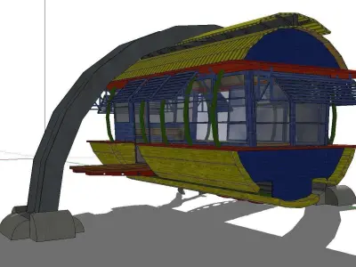 Creative Design-Holiday Cabin-0131 3D model