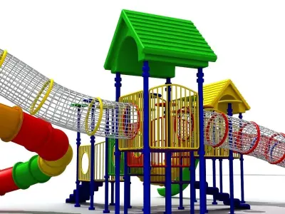 3D Play Ground Furniture 3D model