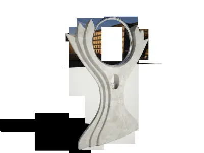 Elven drinking fountain 3D model