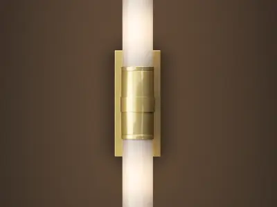 CADE DOUBLE SCONCE 3D model