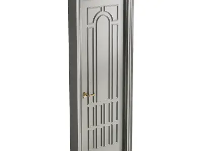 Modern entrance door 23 3D model