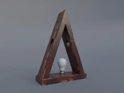 Awesome Decoration Lamps Table Lamp Pack Free low-poly 3D model