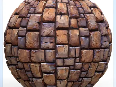 Stylized Wood Seamless Texture Texture