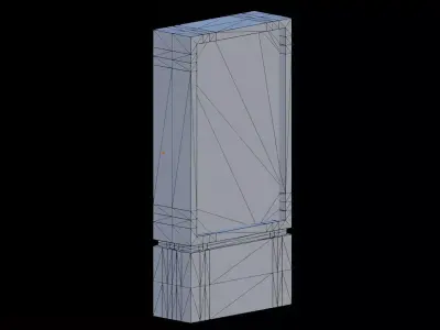 Modern Street Sign Free low-poly 3D model