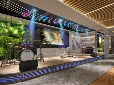 Stage Concert 3D model