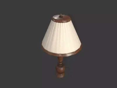 Table Lamp Low-poly 3D model