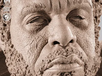 STAR WARS Saw Gerrera Portrait Bust 3D print model