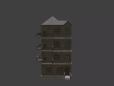 House Model 26 Low-poly 3D model