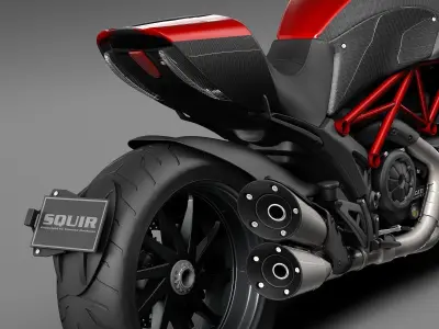 Ducati Diavel Carbon 2015 3D model