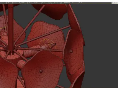 Leighton Small Chandelier Low-poly 3D model