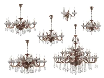 719 Artifici Osgona Collection of Classical Lamps 3D Model Pack