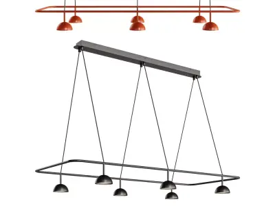 CUPOLINA Chandelier by Estiluz 3D model