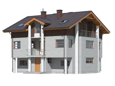 cottage 011 3D model