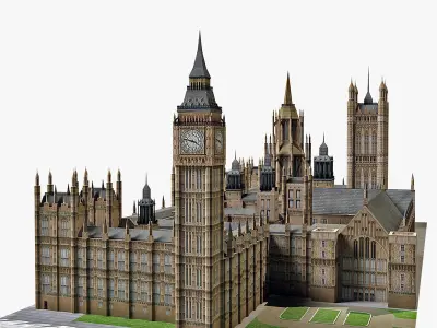 Palace of Westminster 3D model