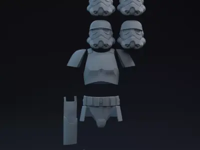 ANH TK Kit Updated One-Twelfth Scale Printable Kit 3D print model