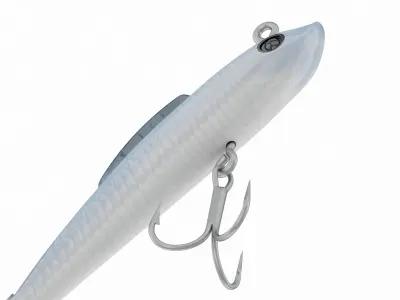 Facikono Lures for Bass Jig Head Soft Swimbait 3D model