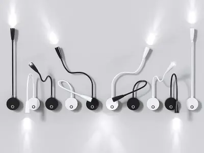 Beed Wall Light 3D model