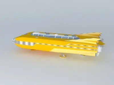 ARGO ASTRONAUTIX space cadillac 3D model