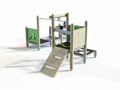 Playground Construction site sandbox Vedra 3D model