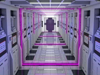 Sci Fi Interior  3D model