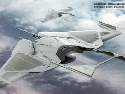Sci-Fi Spying UAV 3D model