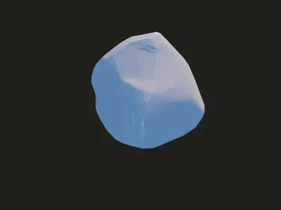 Stylized Rock Pack  16 Rocks game ready Low-poly 3D model