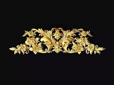 dekor ornament 3D model 186