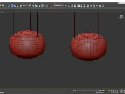 JOSS chandelier  Low-poly 3D model