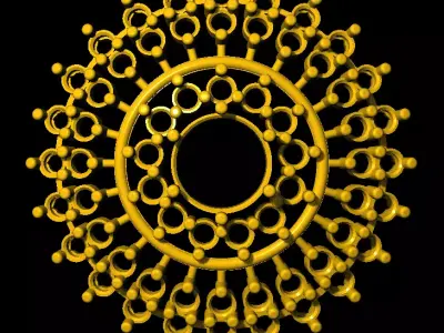 Tops earrings   3D print model