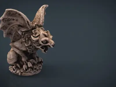 Gargoyle statue 3D model
