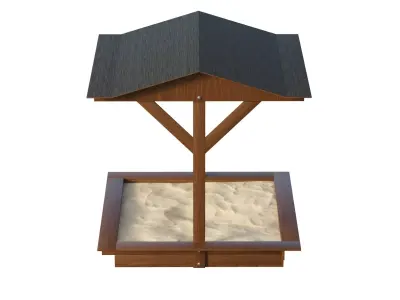 Playground Sandbox Low-poly 3D model