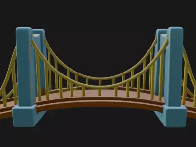 Pixar Bridge 3d Model 3D model