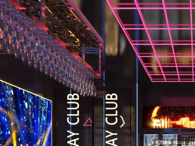 Night Club 3D model