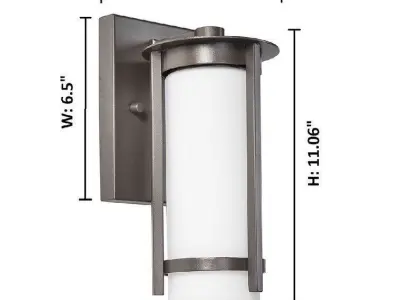 Leiser Steel Wall Light Free 3D model