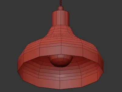 ALRUN GLASS PENDANT 3D model