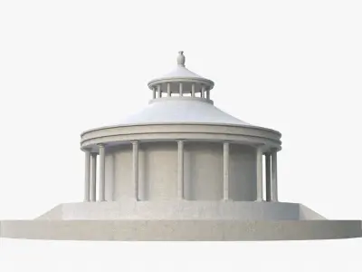 ACUARIO TEMPLE - Templo de Acuario - Acuarius Low-poly 3D model