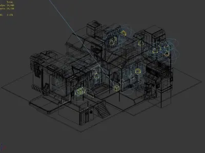 Heterogeneous - Building - Building B Building 01 3D model