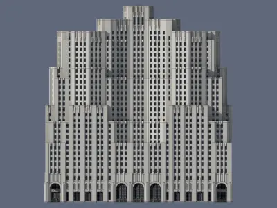 Metropolitan Life North Building 3D print model
