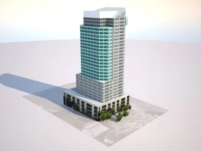 179 Turbo Street low poly 3D model